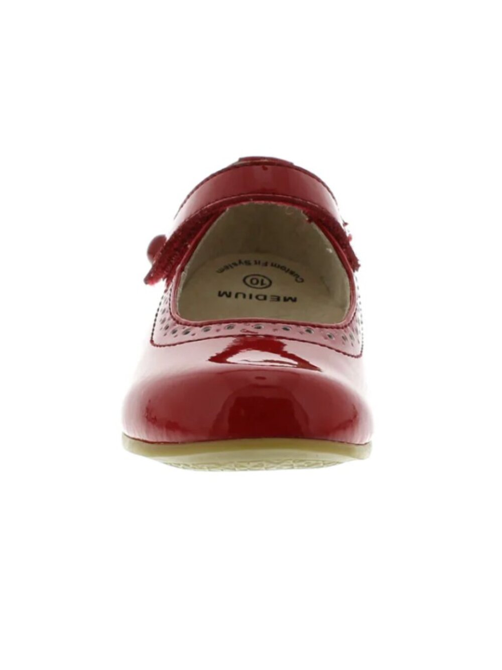 Girl - 1 & 3 - NIB Footmates Emma Shoe Red Patent